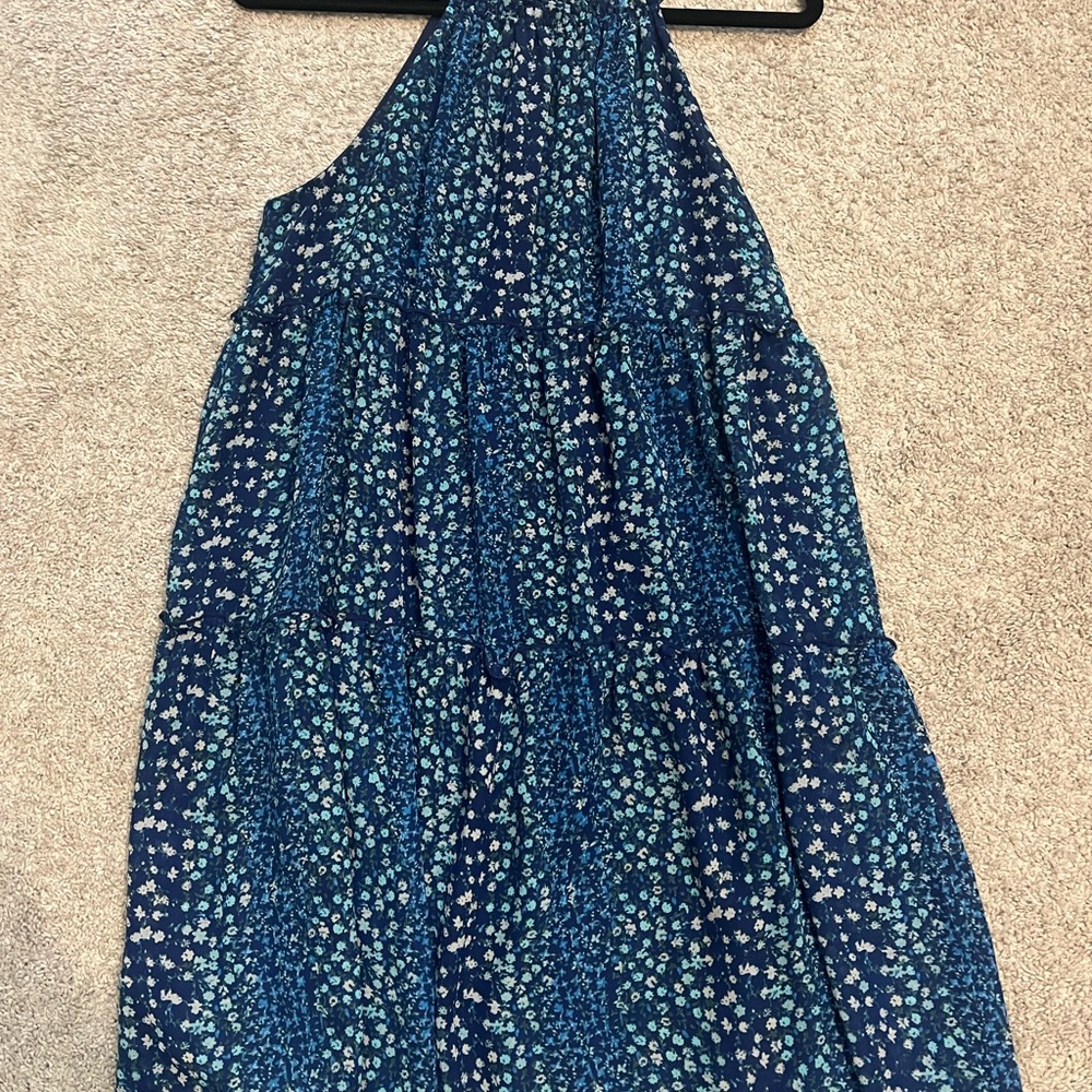 Charming Charlie Blue Floral Mini Dress